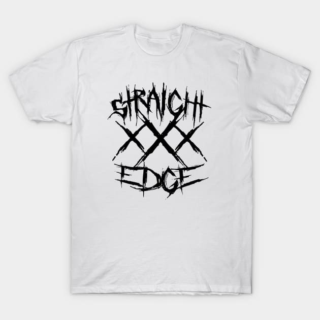 Straight Edge T-Shirt by schockgraphics